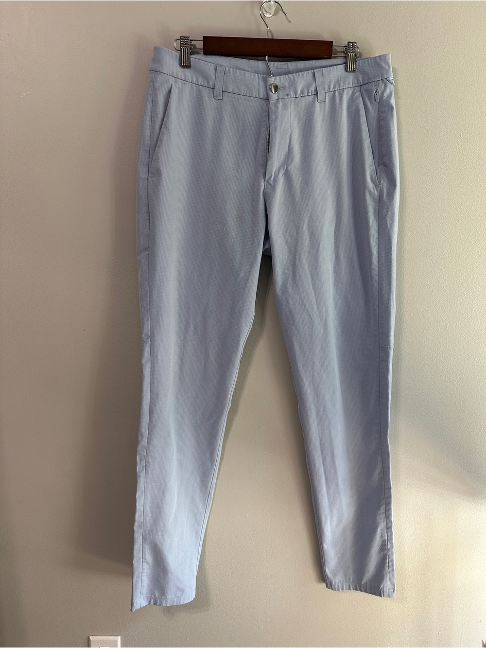Lululemon Mens Commission Slim-Fit Pant 34" Ventlight Size 33 Business Casual